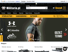 Tablet Screenshot of militaria.pl